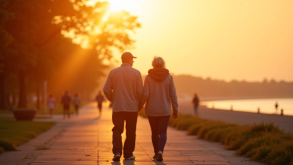 Seniori pastaigas laikā Jūrmalas pludmales promenādē, skaista jūras skats